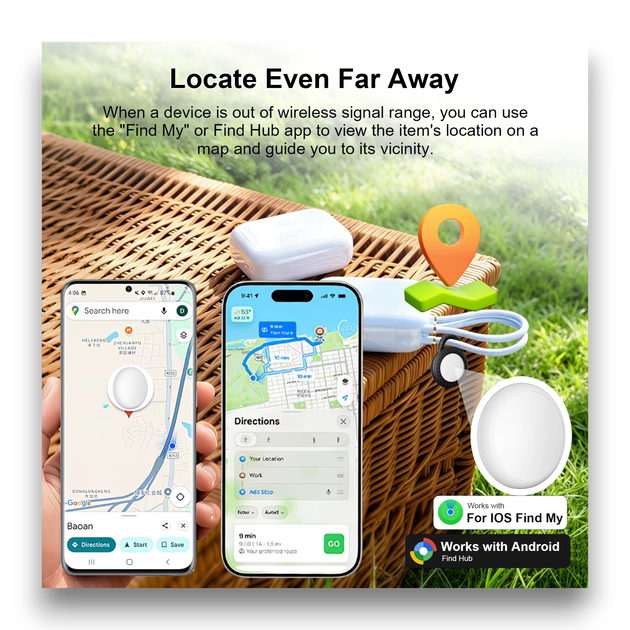 Двосистемний трекер (аналог GPS) для відстеження (iOS + Android) Синій - Фото 5 Двосистемний трекер (аналог GPS) для відстеження (iOS + Android) Синій - изображение 5