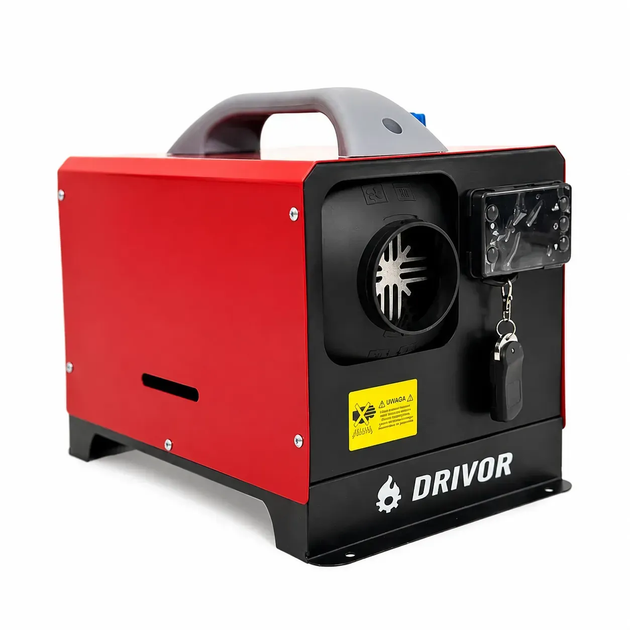 Автономный дизельный обогреватель DRIVOR G1427 9 кВт 12/24 В Bluetooth, пульт ДУ для авто, гаража и помещений 20–50 м2 - изображение 8