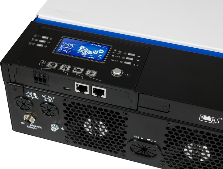 Гібридний інвертор AZO Digital ESB 10kW-48 10 кВт 48В 1-фазний (AZO00D1198) (5903332566457) - Фото 4 Гібридний інвертор AZO Digital ESB 10kW-48 10 кВт 48В 1-фазний (AZO00D1198) (5903332566457) - зображення 4