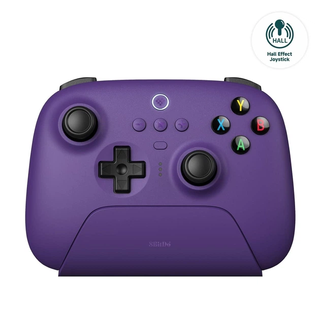 Беспроводной геймпад 8BitDo Ultimate 2.4G Wireless Controller Purple Edition с эффектом Холла и задярдной док станцией для Windows, Android, Raspberry Pi, SteamOS, Apple - Фото 1 Беспроводной геймпад 8BitDo Ultimate 2.4G Wireless Controller Purple Edition с эффектом Холла и задярдной док станцией для Windows, Android, Raspberry Pi, SteamOS, Apple - изображение 1