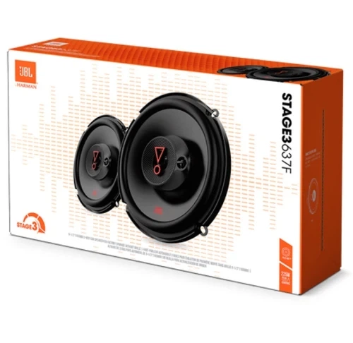 Автомобільна акустика JBL Stage3 637F 2-х смугова, коаксіальна, 16.5 см, кругла, 45 Вт - изображение 4