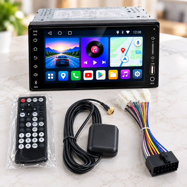Магнитола MP4 PI-607 / Автомагнитола Android 2/16Gb TOYOTA UNIVERSAL / Мультимедийная магнитола Wifi - изображение 4