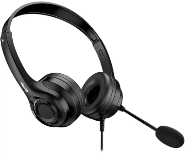 Przewodowy zestaw słuchawkowy USB Genius HS-235U AI (31710036401) - obraz 3