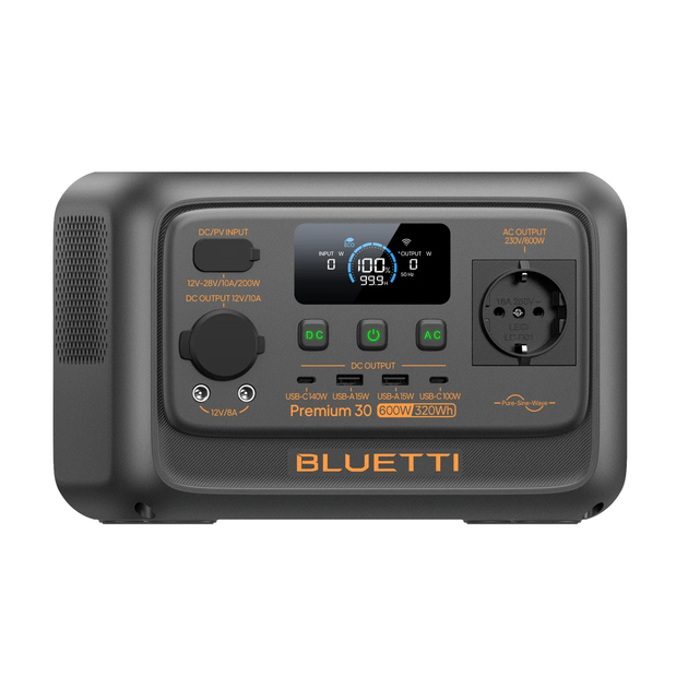 Зарядная станция BLUETTI Premium 30 V2 600 Вт 320 Вт/ч - изображение 6