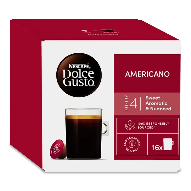Кава мелена Dolce Gusto Americano, 16*8,5г - Фото 1 Кава мелена Dolce Gusto Americano, 16*8,5г - изображение 1