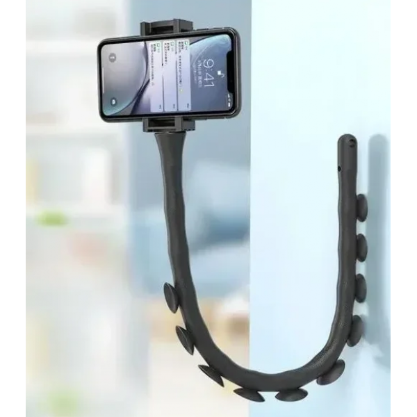 Гнучкий тримач для телефона Cute Worm Lazy Holder, присосок, 360 градусів (51,00 х 1,74 х 1,74 см) - зображення 4