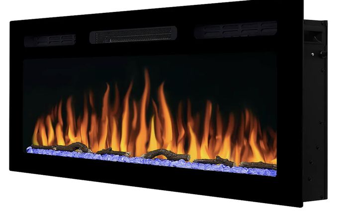Электрокамин ArtiFlame 1800 Вт до 30 м² 3D пламя настенный встраиваемый Обогреватель с пультом цифровым термостатом таймером звуком горения для дома - изображение 4
