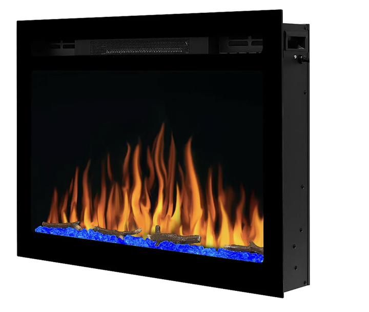 Электрокамин ArtiFlame 1800 Вт до 30 м² 3D пламя настенный встраиваемый Обогреватель с пультом цифровым термостатом таймером звуком горения для дома - изображение 4
