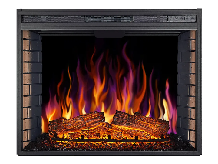 Электрический камин с обогревом до 30 м² ArtiFlame Электрокамин ArtiFlame 33″ встраиваемый с 3D пламенем звуком дров пультом 1600 Вт - Фото 2 Электрический камин с обогревом до 30 м² ArtiFlame Электрокамин ArtiFlame 33″ встраиваемый с 3D пламенем звуком дров пультом 1600 Вт - изображение 2