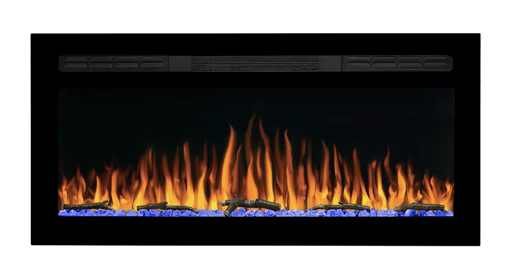 Электрокамин ArtiFlame 1800 Вт до 30 м² 3D пламя настенный встраиваемый Обогреватель с пультом цифровым термостатом таймером звуком горения для дома - изображение 4