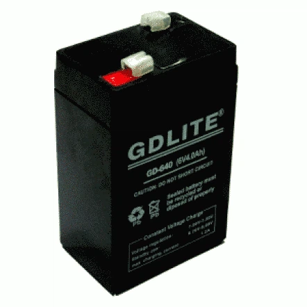 Акумулятор GDLITE GD 645 AGM 6 В 4 А·год 0,81 кг герметичний необслуговуваний для ДБЖ та UPS - изображение 2