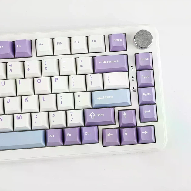 Ігрова магнітна клавіатура Ajazz AK820 MAX Hall Effect RGB Purple (Rapid Trigger, 8000 Гц) -COPY- - изображение 4