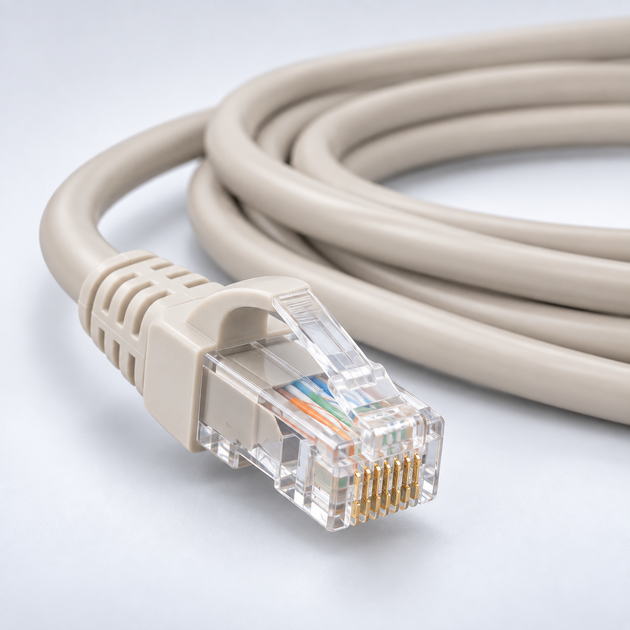 Патч-корд сетевой Ritar PCR-CCA/5G UTP Cat.5e RJ-45 длиной 5 м серый - Фото 2 Патч-корд сетевой Ritar PCR-CCA/5G UTP Cat.5e RJ-45 длиной 5 м серый - изображение 2