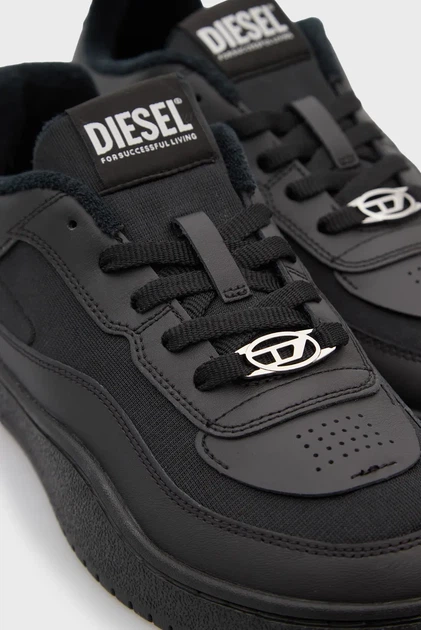 Мужские черные сникерсы OVAL SKATE Diesel 40 Y03511 P8123 - изображение 2