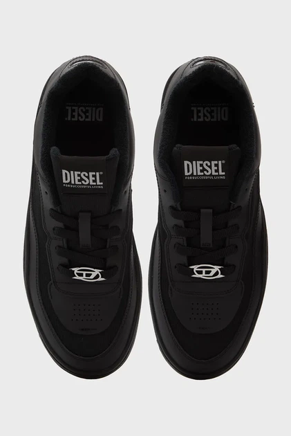 Мужские черные сникерсы OVAL SKATE Diesel 40 Y03511 P8123 - изображение 4
