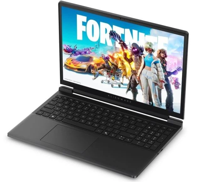 Ігровий ноутбук Dell Alienware 15 (DA65-3819), AMD Ryzen 7 260 / 15.3" / 165 Гц / RAM 16 ГБ DDR5 / SSD 512 ГБ / AMD Radeon 780M + RTX 5060 / Windows 11 Home / Чорний - зображення 2