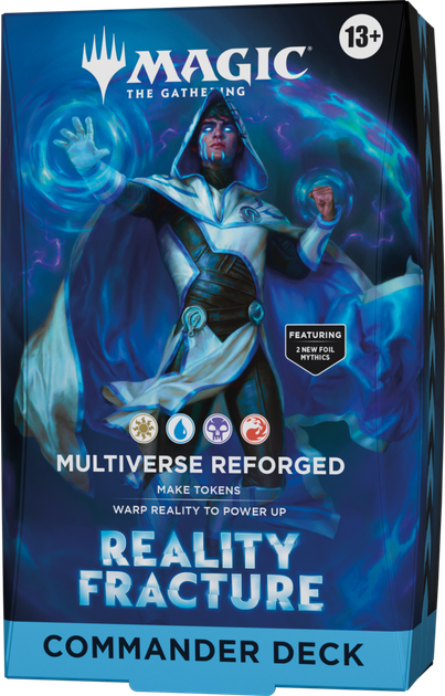 Zestaw kart Wizards of the Coast Magic the Gathering: Pęknięcie rzeczywistości - Talia Commander – Odrodzone Multiwersum 4 szt. (00195166337272) - obraz 3