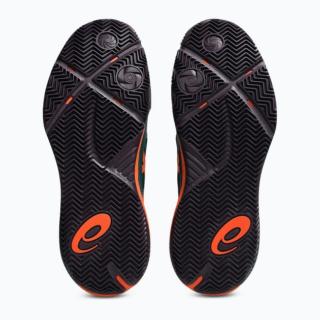 Чоловічі кросівки Asics GEL-RESOLUTION X Jewel Зелений, Помаранчевий 41.5 (1041A492-300 41.5) - зображення 4