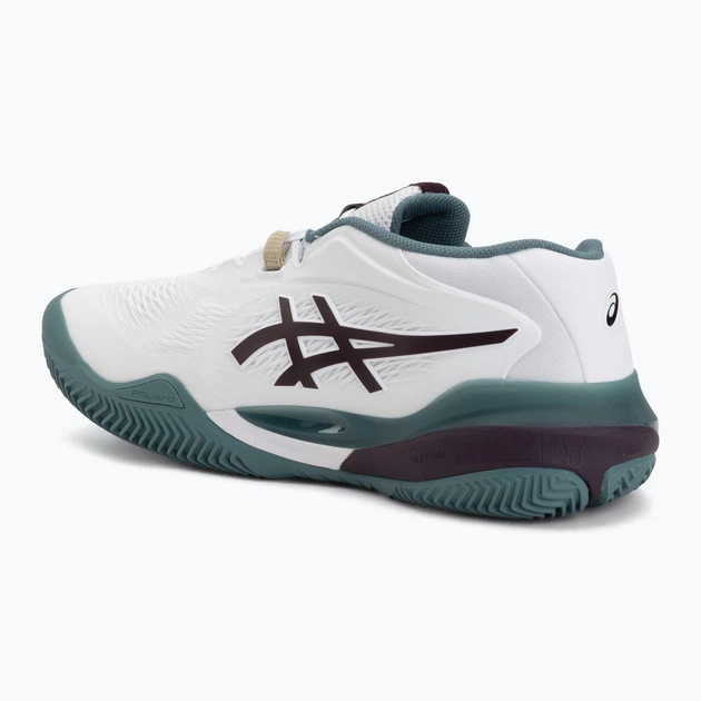 Чоловічі кросівки Asics GEL-RESOLUTION X clay Білий, Зелений 40.5 (1041A485-104 40.5) - зображення 3
