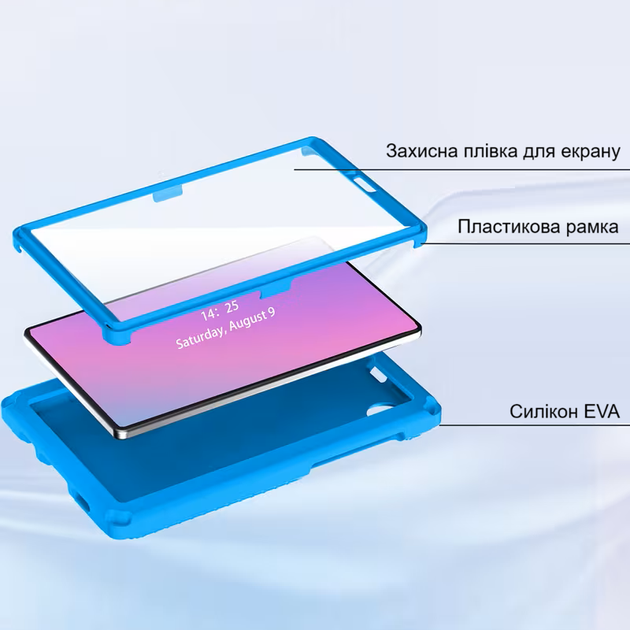 Протиударний дитячий чохол EVA Kids Eagle з ручко-підставкою для Samsung Galaxy Tab A11 / Tab A9 / Tab A7 Lite (екран 8.7" дюймів) Чорний - Фото 5 Протиударний дитячий чохол EVA Kids Eagle з ручко-підставкою для Samsung Galaxy Tab A11 / Tab A9 / Tab A7 Lite (екран 8.7" дюймів) Чорний - зображення 5