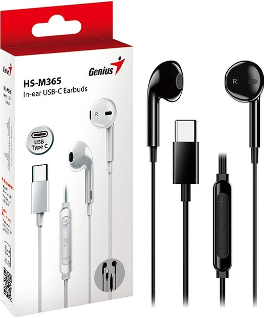 Дротові навушники Genius HS-M365 чорні (31710030400) - Фото 2 Дротові навушники Genius HS-M365 чорні (31710030400) - зображення 2
