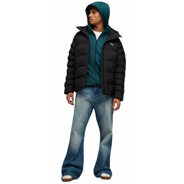 Пуховик прошитий Mono Hooded Jacket Puma 688367-01 38 Чорний (4069157599917) - изображение 3