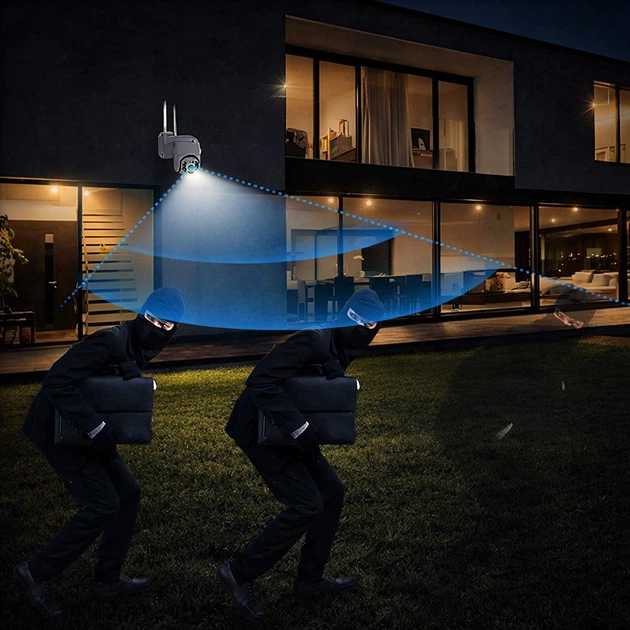 Вулична IP камера CAMERA CAD N3 WIFI IP 360,90, 2.0mp - зображення 4