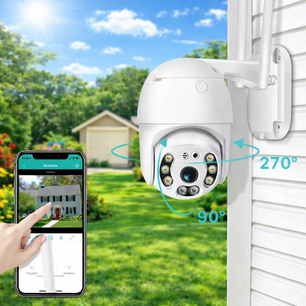 Вулична IP камера CAMERA CAD N3 WIFI IP 360,90, 2.0mp - зображення 6