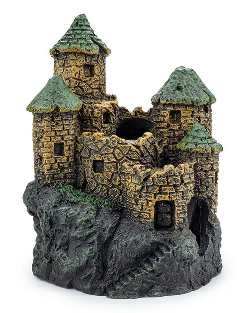 Декорация для аквариума, Happet, сказочный замок, полиэстер, 11x9.5x14.5 см (R011) - изображение 2