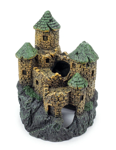 Декорация для аквариума, Happet, сказочный замок, полиэстер, 11x9.5x14.5 см (R011) - изображение 4