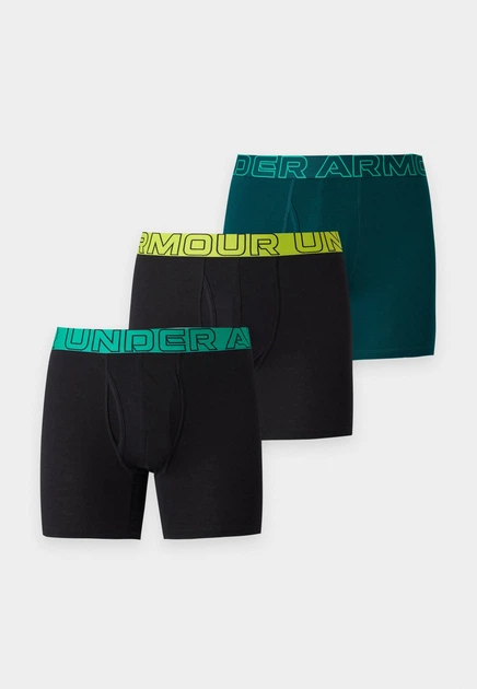 Трусы-боксерки мужские Under Armour Performance Cotton - Solid 6 3Pk MD Черный 1383889-007 - Фото 1 Трусы-боксерки мужские Under Armour Performance Cotton - Solid 6 3Pk MD Черный 1383889-007 - изображение 1
