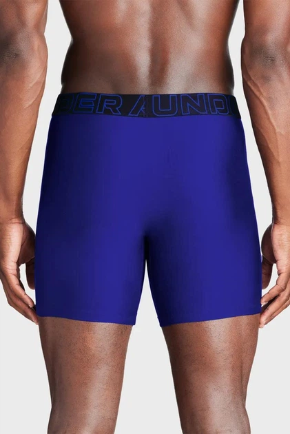 Трусы-боксерки мужские Under Armour Performance Tech - Solid 6 3Pk SM Комбинированный 1383878-400 - изображение 3