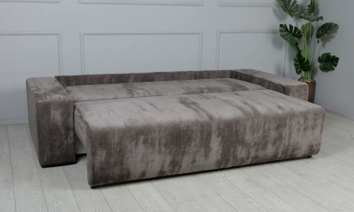Диван Frisco Турин 250х100х83 см ткань Etro 09 Тауп (25932-Turin) - изображение 5