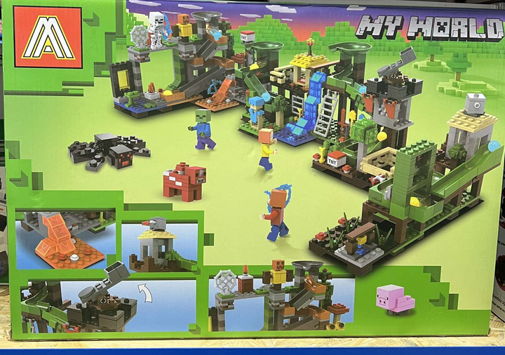 Конструктор лего My WORLD 410 деталей, пластик, для дітей від 6 років - Фото 3 Конструктор лего My WORLD 410 деталей, пластик, для дітей від 6 років - зображення 3