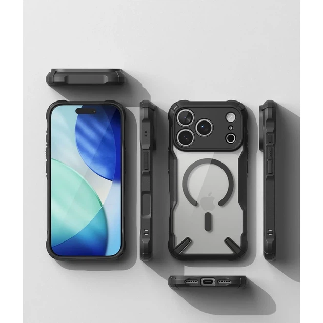 Чехол Ringke Fusion X Magnetic для iPhone 18 Pro Max | 17 Pro Max Black (8800380461758) - изображение 6