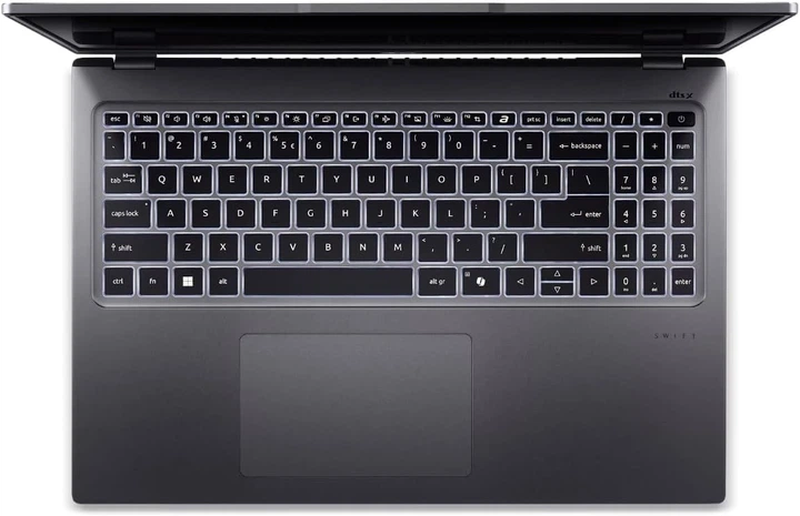 Ноутбук Acer Swift Go 16 AI SFG16-72-5844 16" OLED 2880x1800 120 Гц / Intel Core Ultra 5 125H / Intel Arc Graphics / RAM 8 ГБ / LPDDR5 / SSD 512 ГБ / Windows 11 Home (NX.KSHAA.004) - изображение 2