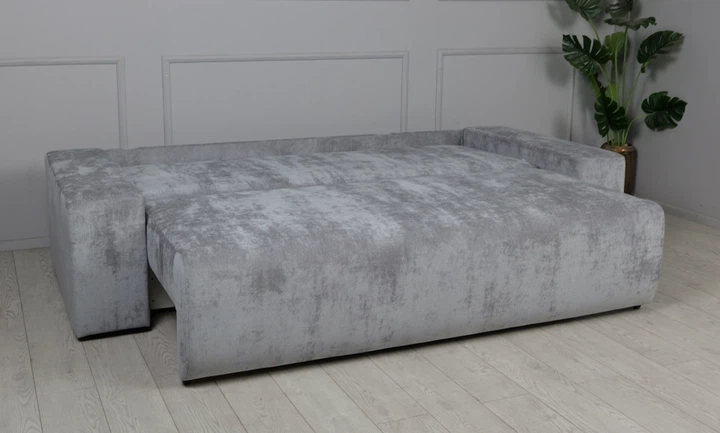 Диван Frisco Турин 2500х1000х830 мм ткань Etro 15 Серый (25931-Turin) - изображение 8
