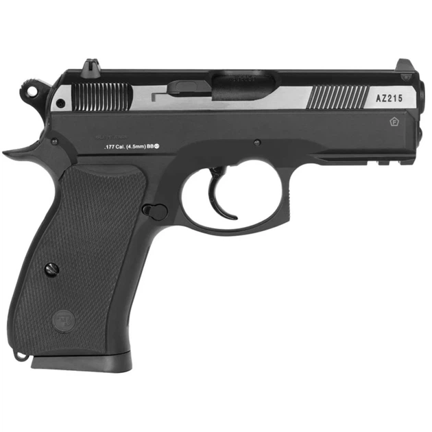 Пістолет пневматичний ASG CZ 75D Compact Nickel - изображение 2