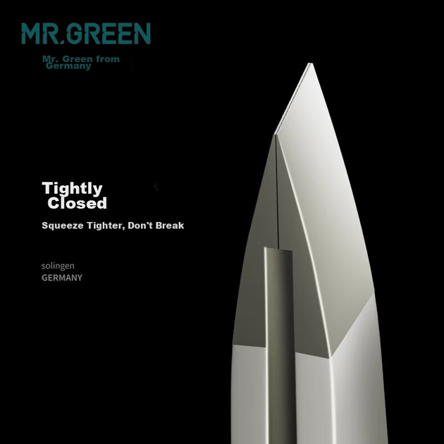 Немецкий пинцет MR.GREEN для удаления волос: бровей, бороды, подмышек и седых волос, импортная нержавеющая сталь, модель Mr-2168NI. - изображение 6