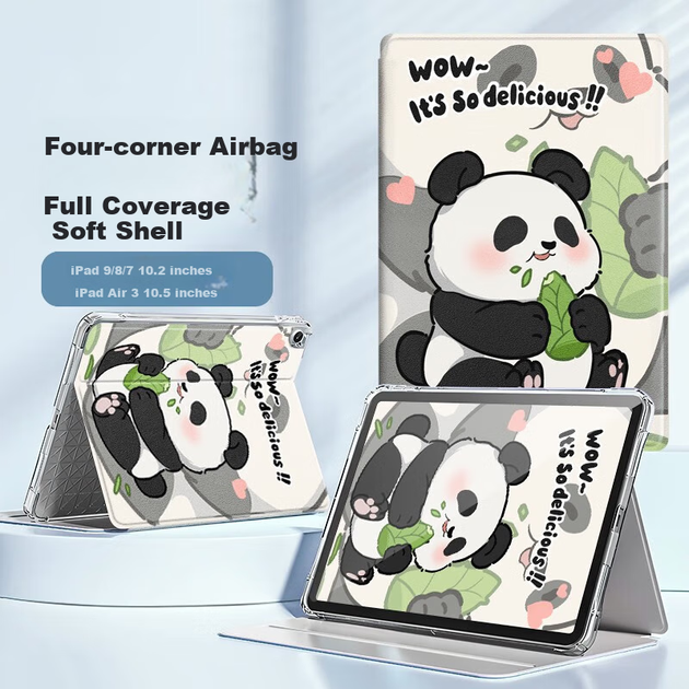 Чехол для планшета Apple iPad 10.2" 2021/2020/2019/Air 3 Asiwa Panda - Фото 4 Чехол для планшета Apple iPad 10.2" 2021/2020/2019/Air 3 Asiwa Panda - изображение 4
