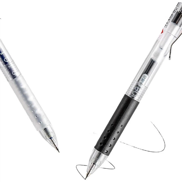 Ручка CHENQI STATIONERY Smooth Quick-Drying з подвійним кульковим наконечником CS, висувний стрижень 0,5 мм, офісне приладдя JG-85/синя - Фото 1 Ручка CHENQI STATIONERY Smooth Quick-Drying з подвійним кульковим наконечником CS, висувний стрижень 0,5 мм, офісне приладдя JG-85/синя - зображення 1