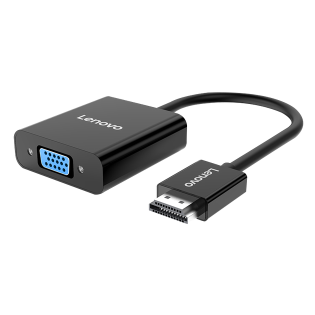 Конвертер Lenovo HDMI-VGA, відеоадаптер високої чіткості, для настільних комп'ютерів, ноутбуків, телевізійних приставок, PS5, підключення до телевізорів, моніторів, автомобільних проекторів - изображение 4