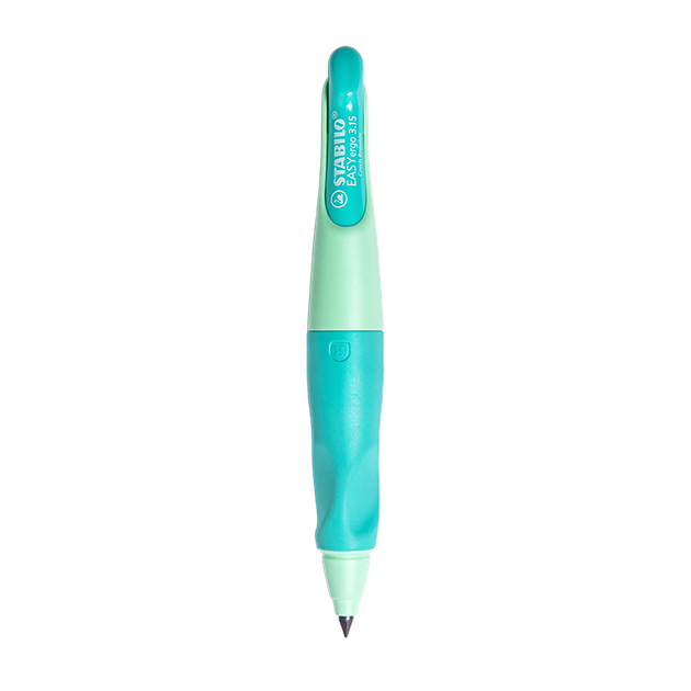 Механический карандаш STABILO Chubby Pencil [Подарок на выпускной для мужчин и женщин], немецкий детский механический карандаш 3,15 мм, безопасный, нетоксичный, эргономичный, мятно-зеленый. - изображение 4