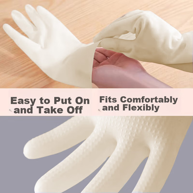 Рукавички для миття посуду Mr Clean Thickened Nitrile, розмір L, 2 пари, універсальні, для прибирання, подовжені, міцні - Фото 7 Рукавички для миття посуду Mr Clean Thickened Nitrile, розмір L, 2 пари, універсальні, для прибирання, подовжені, міцні - зображення 7
