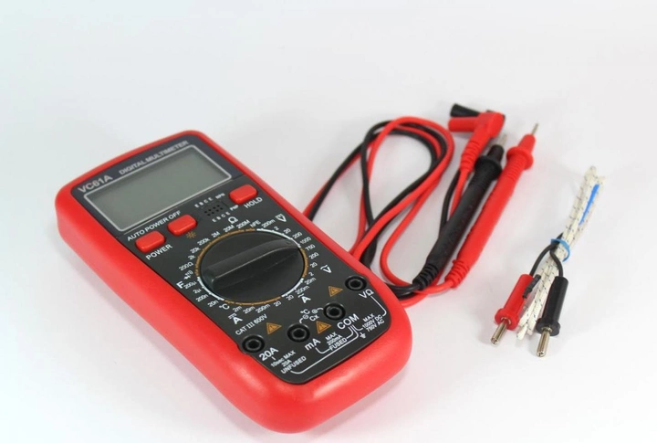 Цифровий мультиметр DT UT-61A з температурою й підсвіткою екрана, постійна напруга 200 мВ — 1000 В, змінна напруга 2 В — - Фото 1 Цифровий мультиметр DT UT-61A з температурою й підсвіткою екрана, постійна напруга 200 мВ — 1000 В, змінна напруга 2 В — - зображення 1