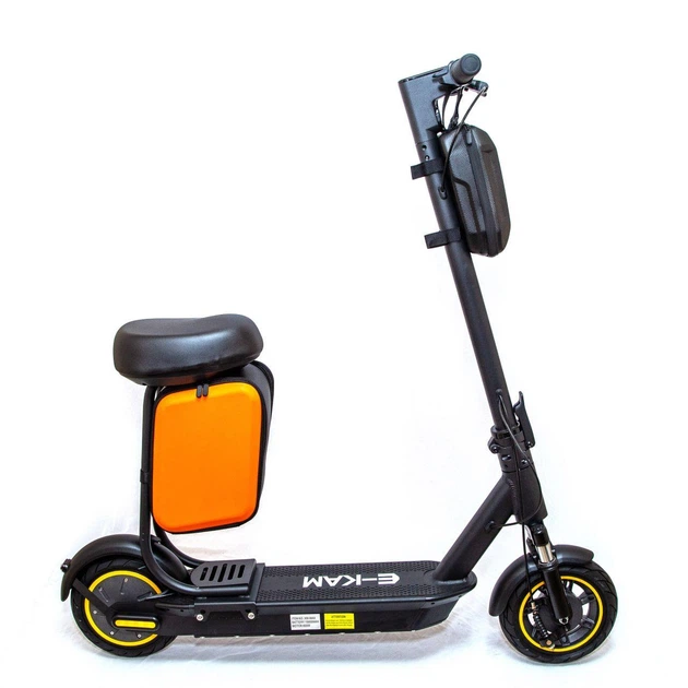 Електросамокат E-kam Kugoo G30 Pro Max чорний 600 W 15,6 А·год з передніми амортизаторами пневматичними шинами 25,4 см та запасом ходу до 45 км складаний (600) - зображення 2