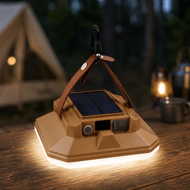 Кемпінгова лампа Bailong JK-06 із сонячною панеллю, Power Bank, 7 режимів світіння, USB Type-C, дисплей заряду, розмір 14 х 14 х - Фото 3 Кемпінгова лампа Bailong JK-06 із сонячною панеллю, Power Bank, 7 режимів світіння, USB Type-C, дисплей заряду, розмір 14 х 14 х - изображение 3