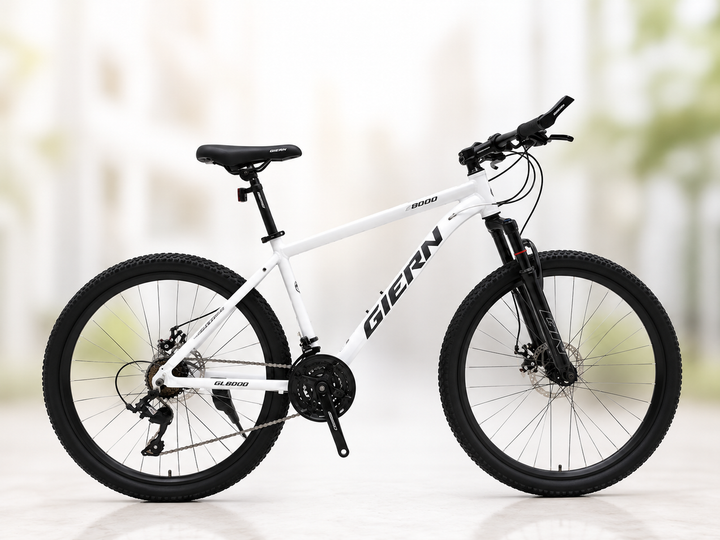 Велосипед GIEREN 8000 R29 білий 29 дюймів, 24 швидкості, алюмінієва рама, механічні дискові гальма - Фото 1 Велосипед GIEREN 8000 R29 білий 29 дюймів, 24 швидкості, алюмінієва рама, механічні дискові гальма - изображение 1