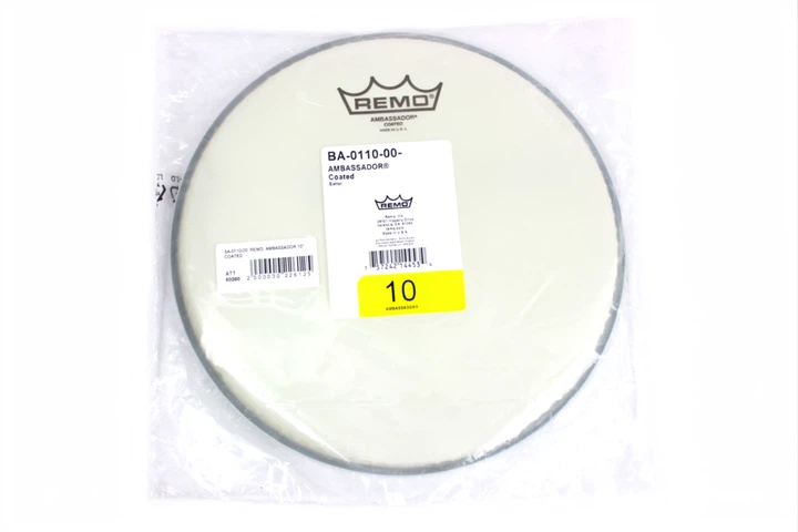 Пластик для тома REMO AMBASSADOR 10" COATED - Фото 2 Пластик для тома REMO AMBASSADOR 10" COATED - изображение 2