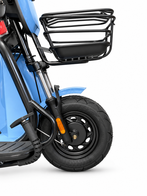 Электроскутер трехколесный ATLAS Ant 800W Blue - Фото 10 Электроскутер трехколесный ATLAS Ant 800W Blue - изображение 10